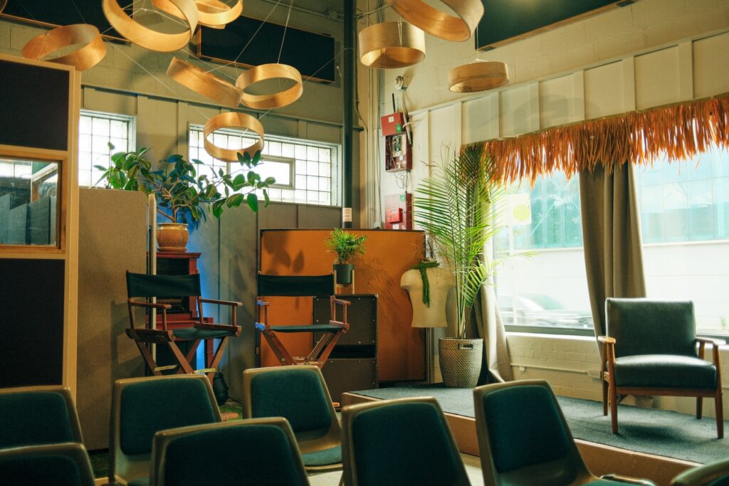 Stage and decor at YesWay 