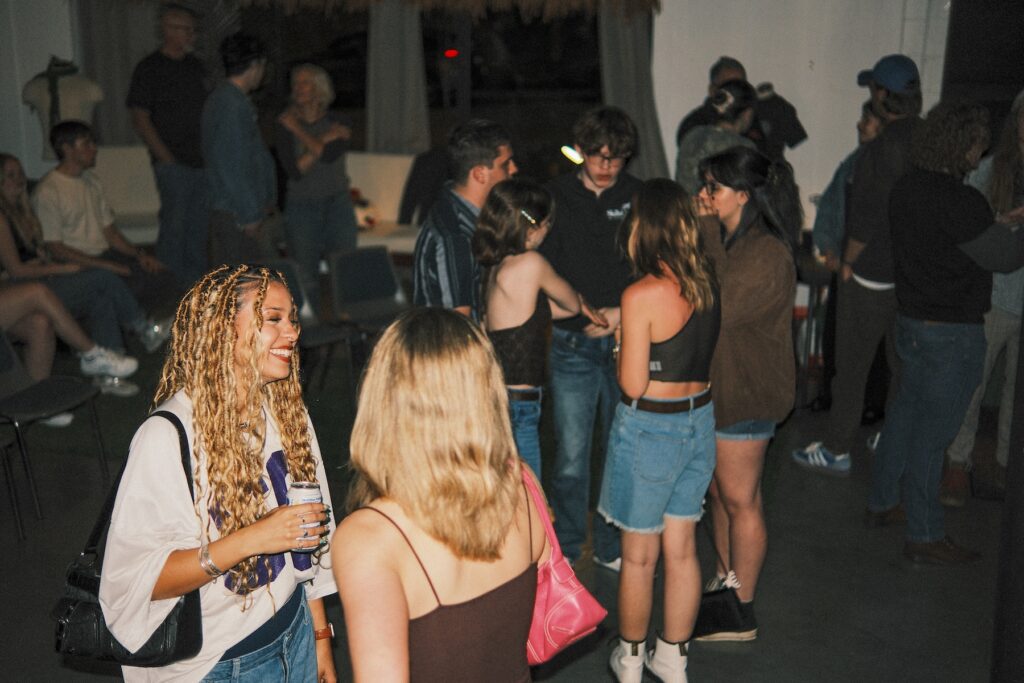 People having conversation at the YesWay space 